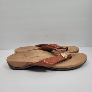 Vionic Hilda Woven Women's Brown Thong Sandals US Size US 11